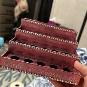 Jeffree Star Rose Glitter Makeup Display